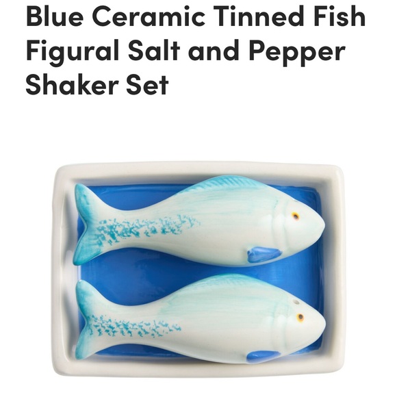 World Market salt & pepper shaker sardines - Picture 3 of 4